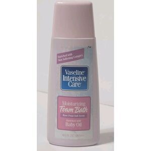 Vaseline Intensive Care Moisturizing Foam Bath Rose Petal Soft Scent W/ Baby Oil